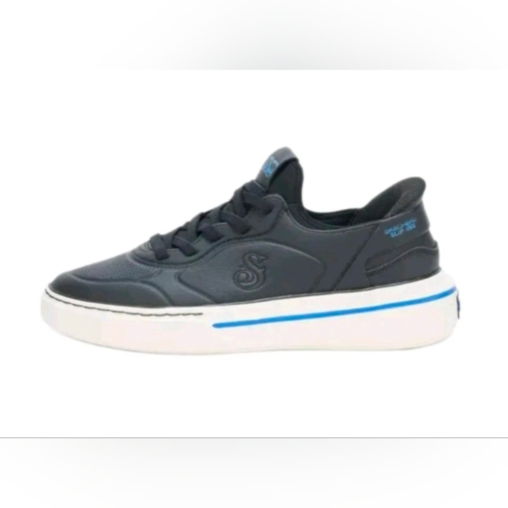 Skechers Slip-ins Snoop Dogg Black & Blue Sneaker Shoes Men's 8 Display NWB